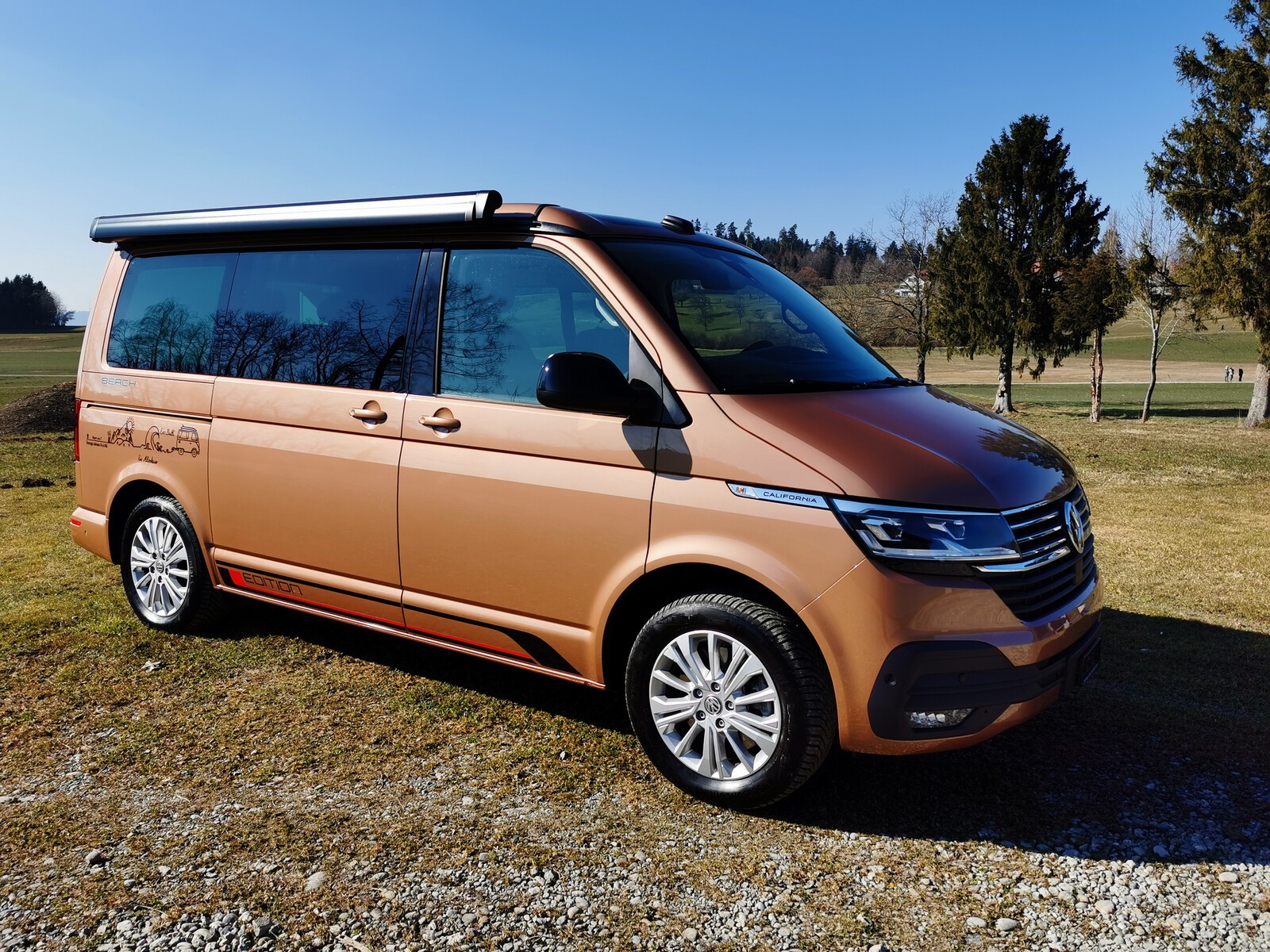 Rent VW VW T6.1 California Beach / Camper X Campervan in Zürich