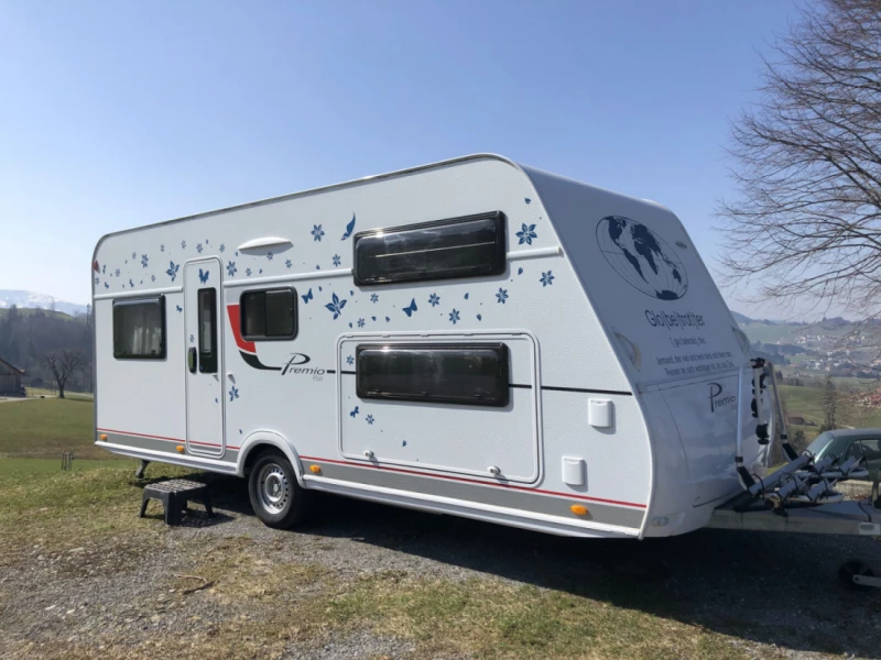 Bürstner Premio Plus 510 TK Wohnwagen - Samaden, Schweiz