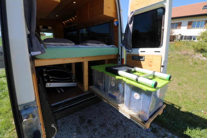 VW LT 35 Campingbus - Rechthalten, Schweiz