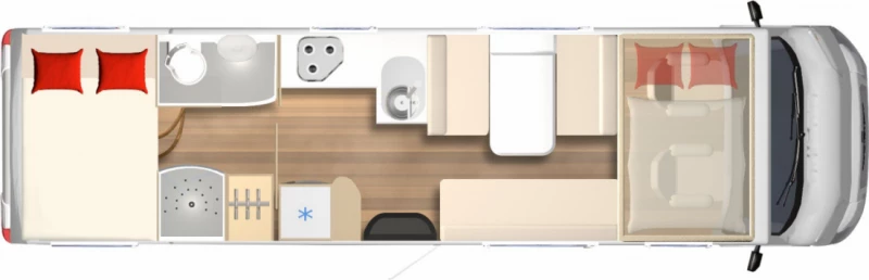Bürstner Argos 747-2 Wohnmobil - Klepp stasjon, Norwegen