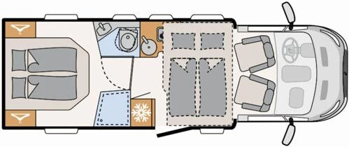 Dethleffs Just Go T 7055 DBL Wohnmobil - Ebikon, Schweiz