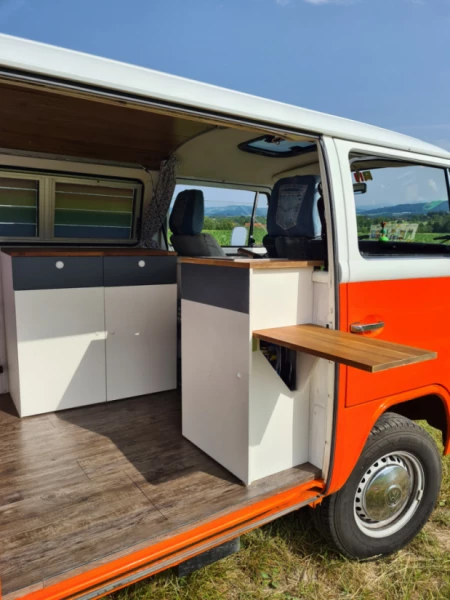 VW Bulli VW T2b Campingbus - Bischofszell, Schweiz