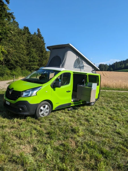Renault Trafic, long-wheel base Campingbus - Freudwil, Schweiz