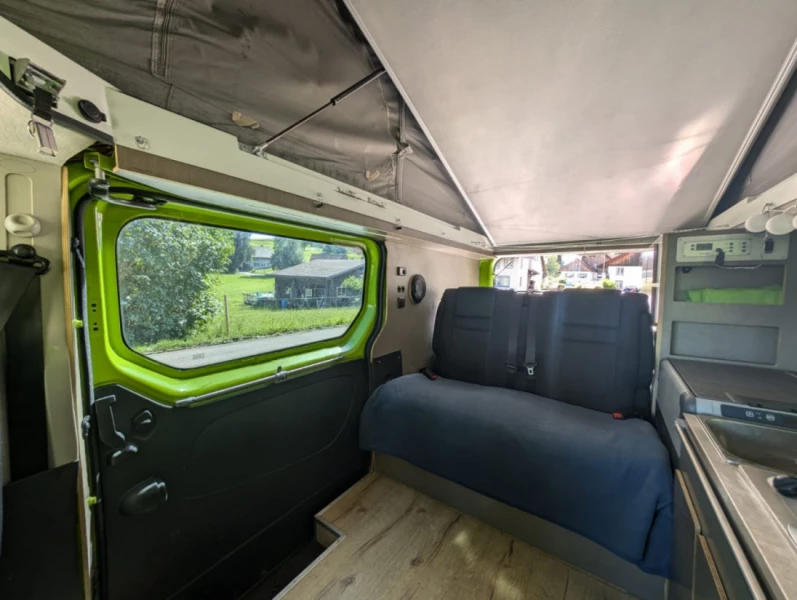 Renault Trafic, long-wheel base Campingbus - Freudwil, Schweiz
