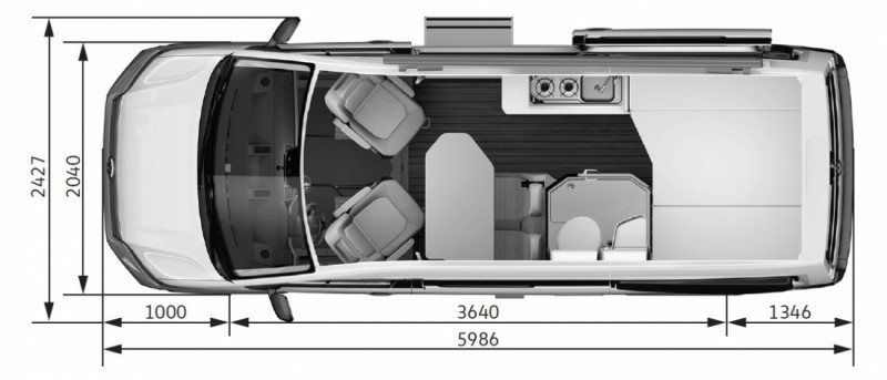 VW Grand California 600 Wohnmobil - Steinhausen, Schweiz
