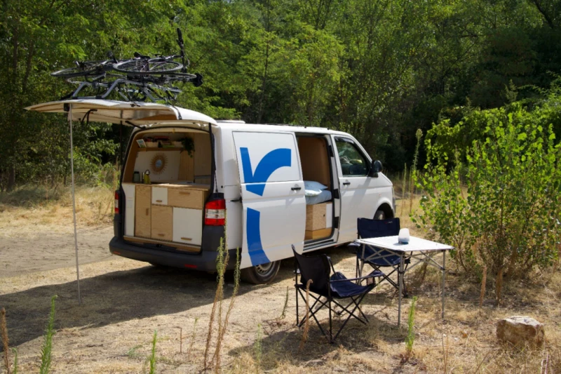 VW Transporter Campingbus - Evionnaz, Schweiz