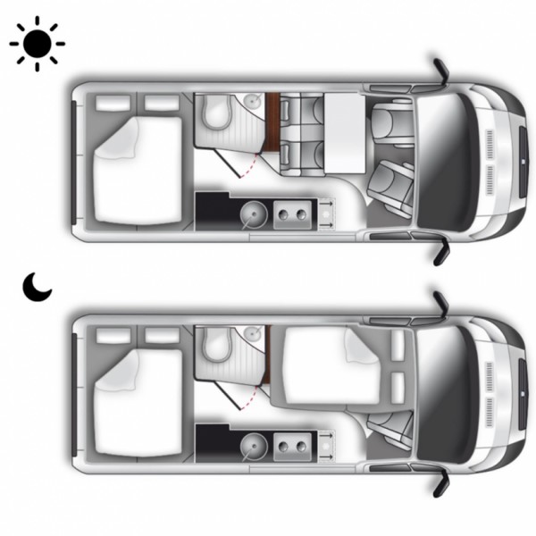 Westfalia Ducato 150 Westfalia Colombus Campingbus - Vågland, Norwegen