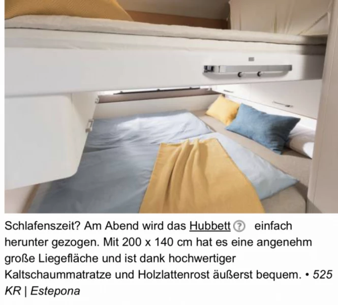 Dethleffs c‘go up KR525 Caravane - Uitikon, Suisse