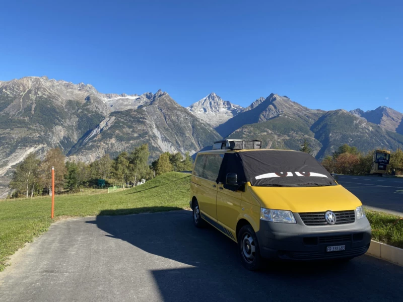 VW T5 Campingbus - La Roche, Schweiz