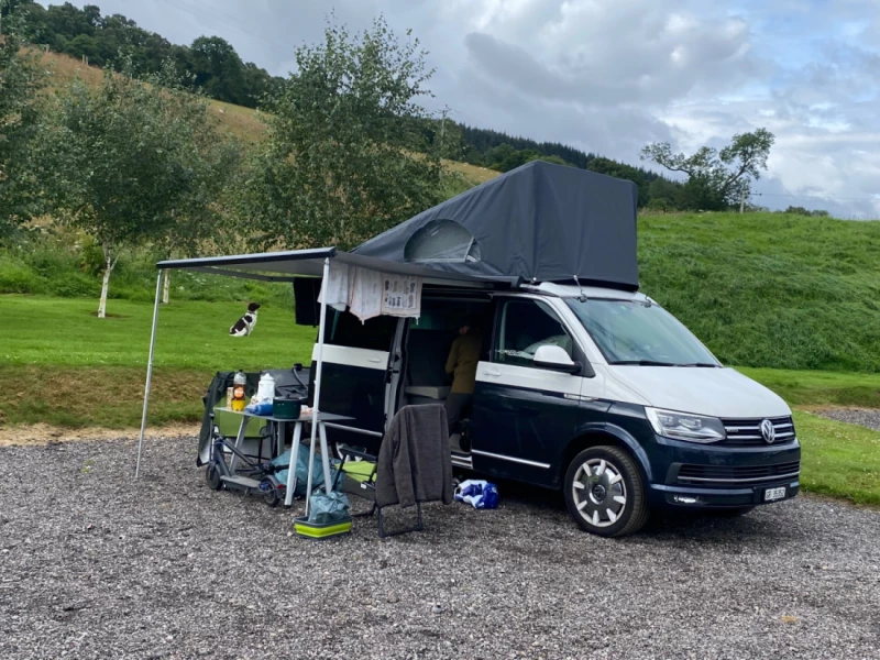 VW California T6 Ocean Grey Campingbus - Samedan, Schweiz