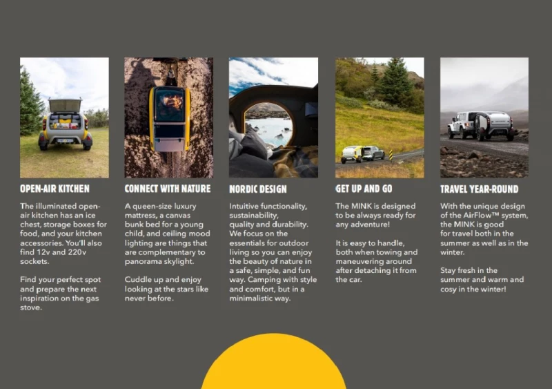 Mink MINK2.0 Wohnwagen - Lærdal, Norwegen