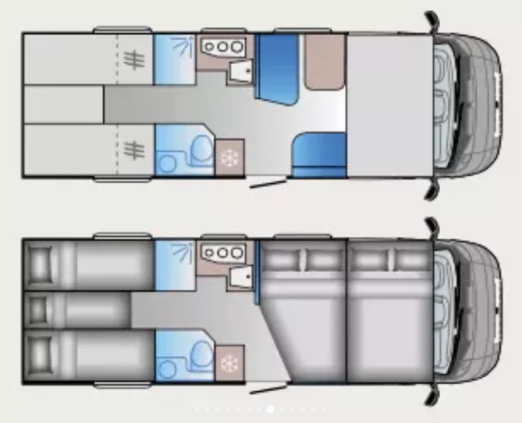 Fiat A-Series A 75 SL Wohnmobil - Norrtälje, Schweden