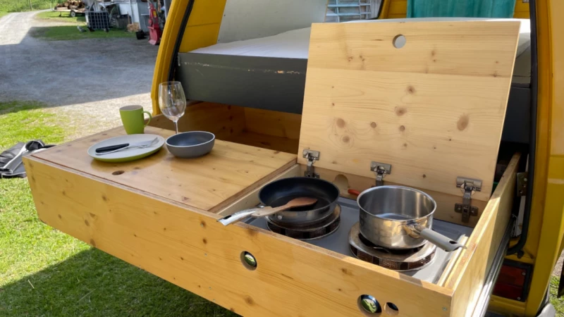 VW T3 Typ 2 Campingbus - Chur, Schweiz