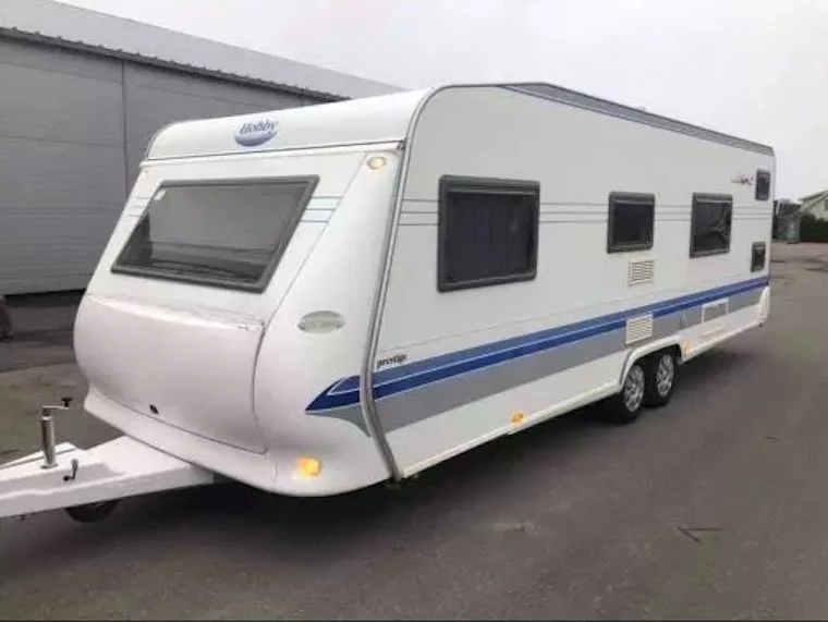 Hobby Prestige Wohnwagen - Klavestadhaugen, Norwegen