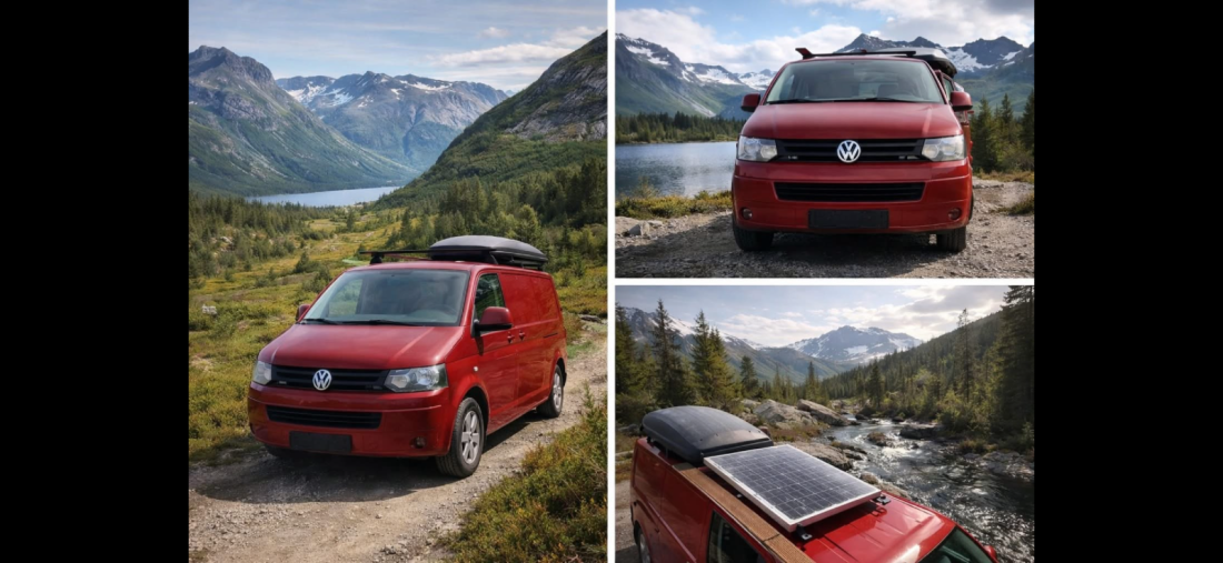 VW Transporter Husbil - Mosjøen, Norge