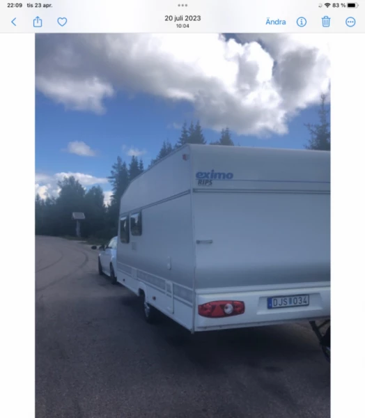 Eximo Sport 520 Campingvogn - Tomelilla, Sverige