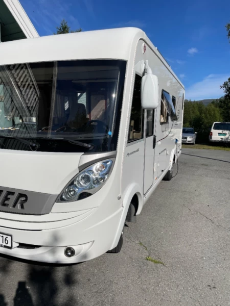 Hymer B 554 Wohnmobil - Lyngseidet, Norwegen