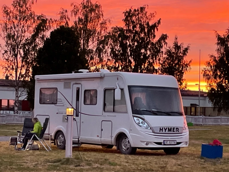 Hymer B 554 Wohnmobil - Lyngseidet, Norwegen
