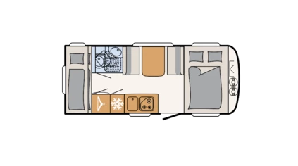 Dethleffs c go 495 QSK Caravane - Ebikon, Suisse