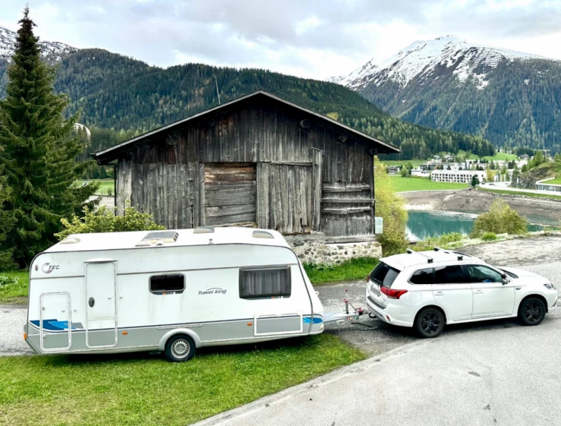 TEC 540 GK Wohnwagen - Davos Glaris, Schweiz