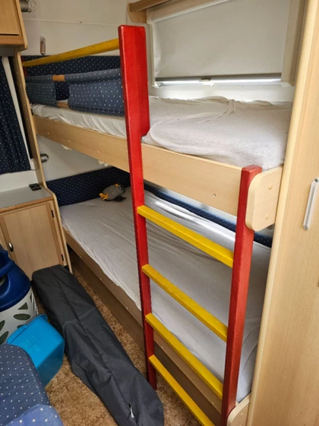 Bürstner Fun Club Wohnwagen - Camping opbevaring, Dänemark