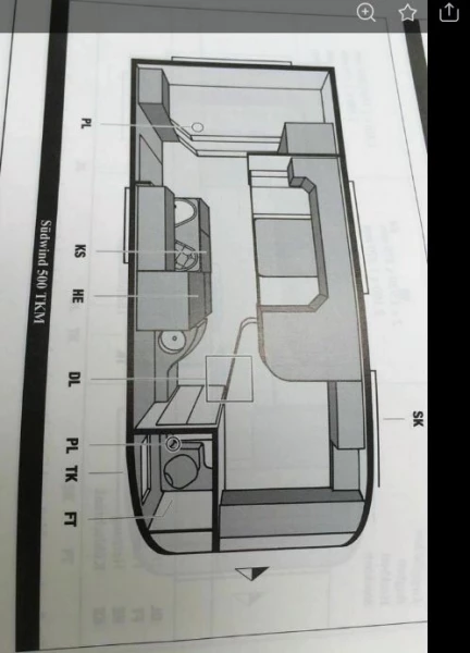 Knaus Südwind 500 barnkammarvagn Caravan - Karlsborg, Sweden