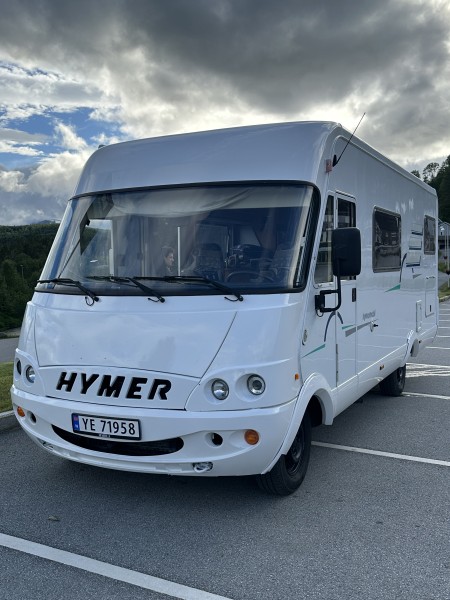 Hymer B644 2.8idtd Wohnmobil - Rossfjordstraumen, Norwegen