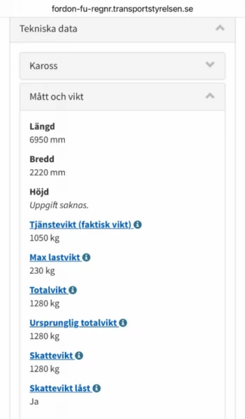 Hobby Prestige 535 T Wohnwagen - Väckelsång, Schweden