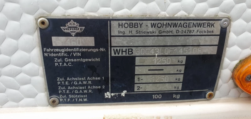 Hobby Excellent Wohnwagen - Øyestranda, Norwegen
