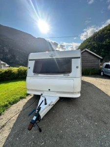 Hobby Exclusive Wohnwagen - Aurland, Norwegen