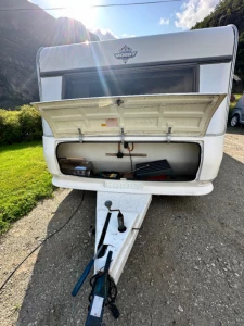 Hobby Exclusive Wohnwagen - Aurland, Norwegen