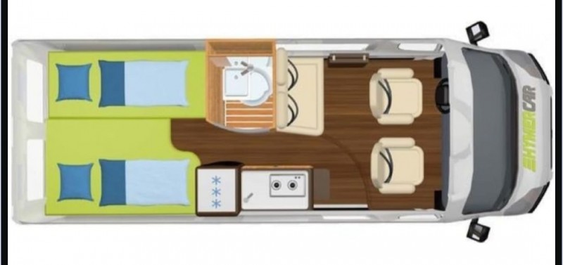 Hymer Yellow hymer Wohnmobil - Perly-Certoux, Schweiz