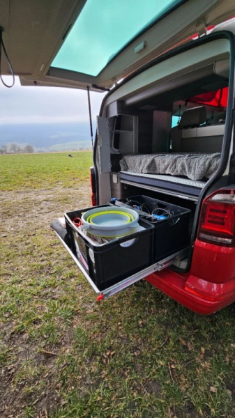 VW T6 Campingbus - Courtételle, Schweiz