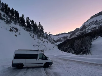 Ford Transit Campervan - Mülenen, Schweiz