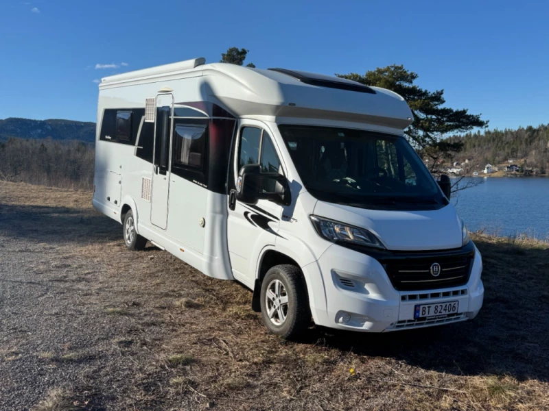 Hobby T75 HF Wohnmobil - Eidsfoss, Norwegen