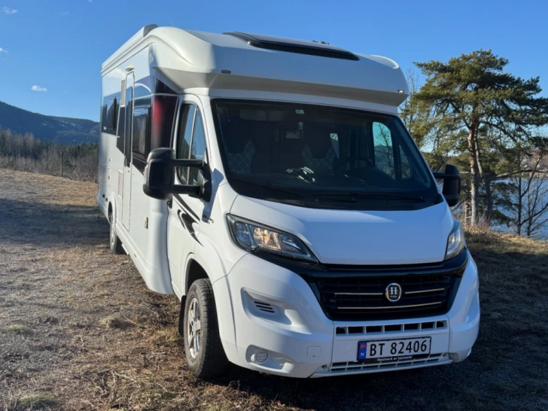 Hobby T75 HF Wohnmobil - Eidsfoss, Norwegen