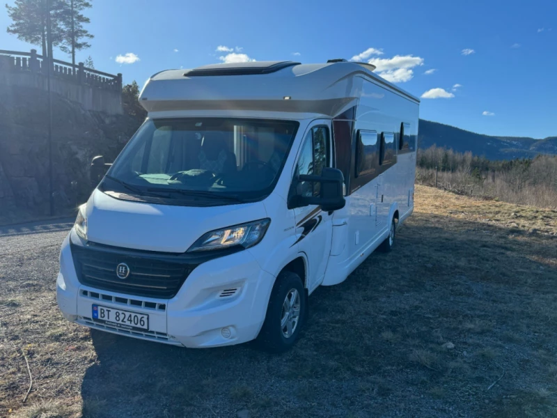 Hobby T75 HF Wohnmobil - Eidsfoss, Norwegen