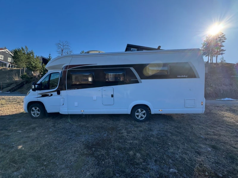 Hobby T75 HF Wohnmobil - Eidsfoss, Norwegen