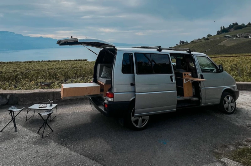 VW T4 Syncro 2,5TDI 4x4 Campingbus - Saas-Fee, Schweiz