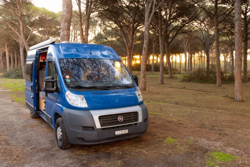 Knaus 540E Campingbus - St. Erhard, Schweiz