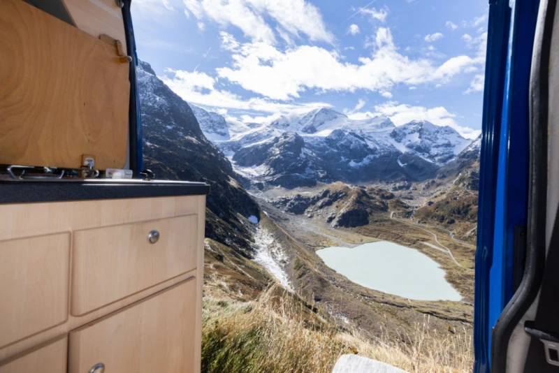 Knaus 540E Campingbus - St. Erhard, Schweiz