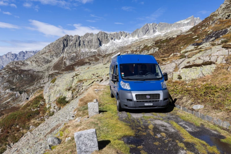 Knaus 540E Campingbus - St. Erhard, Schweiz