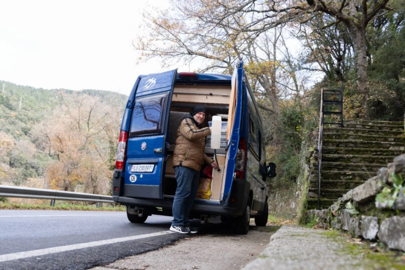 Knaus 540E Campingbus - St. Erhard, Schweiz