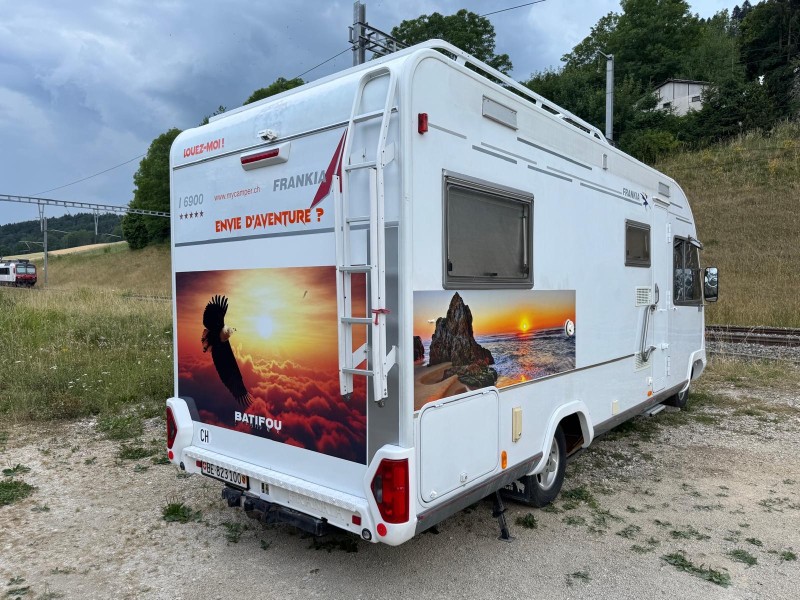 Mercedes camping-car Frankia Campingbus - Renan, Schweiz
