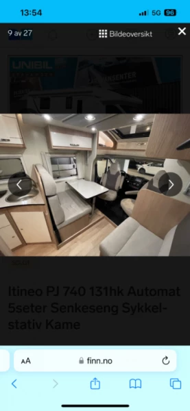 Itineo PJ 740 Wohnmobil - Hauge i Dalane, Norwegen