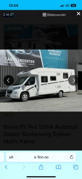 Itineo PJ 740 Wohnmobil - Hauge i Dalane, Norwegen