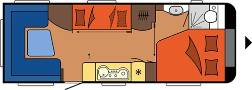 Hobby 650 Ukfe Premium Wohnwagen - Osby, Schweden