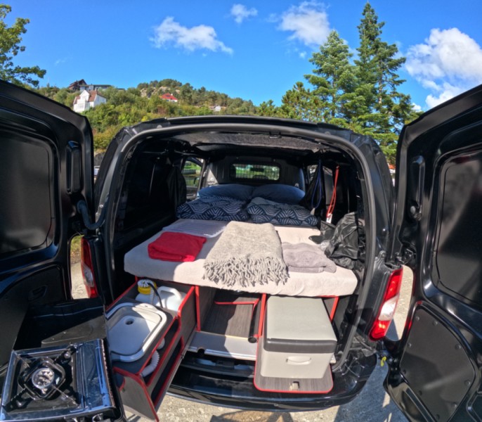 Peugeot Partner Campingbus - Strusshamn, Norwegen