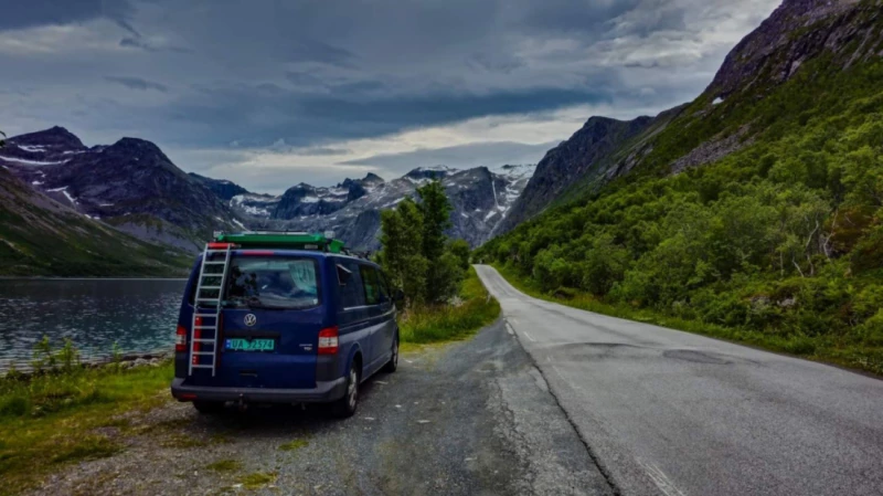 VW Transporter Campingbus - Tromsø, Norwegen