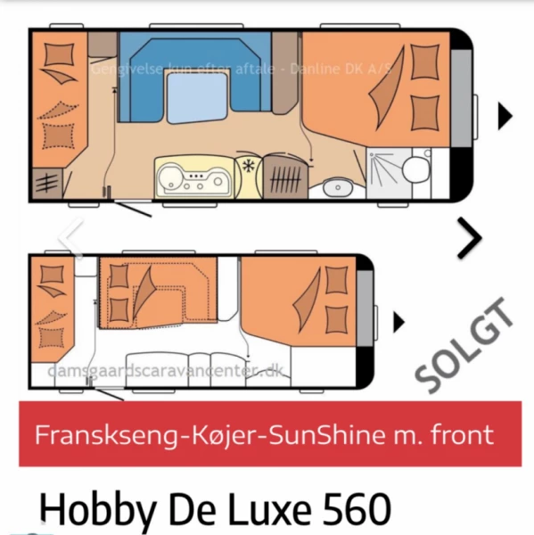 Hobby 560 Kmfe Wohnwagen - Skibby, Dänemark